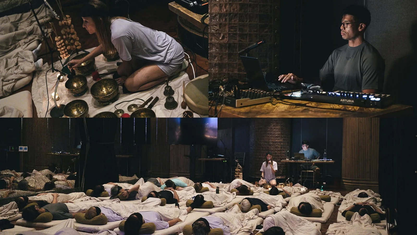Live singing bowls, soundscapes and a group sound experience at The Nanson